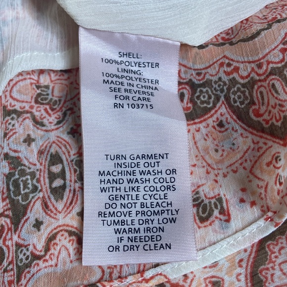 NANETTE LEPORE PAISLEY SPRING MAXI DRESS [SIZE: 8] [USED / PERFECT CONDITION] - Picture 5 of 5